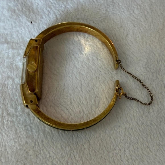 Rovano Gold Watch set in Green Starry Gold Bangle main image 10